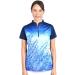 Savalino Women's Bowling Shirt Navy 3X-Large - Professional Bowling Jersey for Ladies S-4XL - Buy Online on GoSupps.com