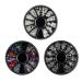 3D Nail Art Decorations 6 Wheels of Nail Crystals & Glitter Rhinestones | Colorful Gems & Picker Pencil for Stunning Nail Designs - Buy Online on GoSupps.com