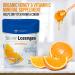Premium Nano Silver 60 PPM Colloidal Silver Lozenges with Vitamin C & Organic Honey - Immune Support & Cough Relief - 24 Orange Lozenges - Buy Online on GoSupps.com