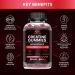 Creatine Monohydrate Gummies - Vegan 5g Chews for Strength & Energy | Natural Sour Watermelon | 90ct - Buy Online on GoSupps.com