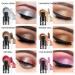DE'LANCI Liquid Glitter Eyeshadow Set - High Pigmented Quick-Drying Metallic Shades - Long Lasting Eye Makeup in Gold, Silver, Pink, Red, Brown & Nude - Perfect Christmas Gift - 6 Colors - Buy Online on GoSupps.com