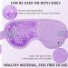 WOVTE Cooling Eye Mask Reusable Hot or Cold Therapy Gel Bead Eye Mask with Soft Plush Backing and Adjustable Strap for Puffy Eyes Dry Eyes Dark Circles Headache (Purple2) - Buy Online on GoSupps.com