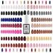 336 pcs Short Press on Nails  Matte Acrylic Full Cover Nails  Ballerina Coffin Short Press-on Nails Medium With 7g Nail Tips Glue for False Nail Art 14 Color Fake Nails For Women Girls Nail DIY PAT1