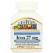 21st Century Iron 27 Mg Ferrous Gluconate Tablets 110 Count (Pack of 2)