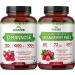 Zazzee Ultimate Urinary Tract Support Bundle | Super Concentrated Proanthocyanidin Cranberry Extract Capsules Plus D-Mannose 1000mg Capsules for UT & Bladder Cleansing (60 Servings Each)