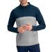 Three Sixty Six Golf Half Zip Pullover Men - Fleece Sweater Jacket - Mens Dry Fit Golf Shirts X-Large Deep Sea Blue