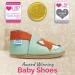 Soft Sole Baby Shoes - Leather Toddler Shoes for Baby Girl or Boy (6-12 Months) - Grey Fox Design - Buy Online on GoSupps.com
