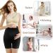 Bosaen Maternity Shapewear: Non-Rolling High Waist Mid-Thigh Underwear for Belly Support - M Black - Buy Online on GoSupps.com