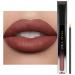 MAKI YIKA Brown Nude Liquid Lipstick for Women  Color Stay Long Lasting 24 Hours Matte Lipstick  Waterproof Smudge Proof Lip Stain  DINNER TIME