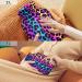 Hot Water Bottle 2L with Leopard Print Cover - Cheetah Neon Gradient for Pain Relief & Winter Warmth - Buy Online on GoSupps.com