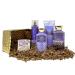 Bath & Body Works Fresh Cut Lilacs Deluxe Gold Woven Basket Gift Set with a Lavender Dream Bar Soap - Fragrance Mist - Body Cream - Shower Gel and Body Lotion - Full Size