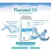 Organic Flaxseed Oil Capsules 1000mg - 90 Vegan Soft Gels | High Omega 3 6 9 | Cold Pressed Hexane Free | Made in UK - Buy Online on GoSupps.com