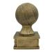 Basketball Action Pedestal Trophy, Gold | Hoops Award - 6 Inch Tall - Engraved Plate on Request