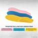 MEGAComfort DIAB-M67/W89 PAM Diabetic Insole - Men's 6-7 Women's 8-9 Medium - Yellow/Pink - Buy Online on GoSupps.com