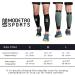 Modetro Sports Calf Compression Sleeves - True Graduated 20-30mmHg - Shin Splint Relief - Ideal for Running, Work, Flight, Pregnancy - Men & Women - L (1 Pair) - Buy Online on GoSupps.com
