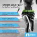 EpiPen Waist Belt with Medical Alert Tag | Fanny Pack for EpiPen and Inhaler | Midnight Black - Buy Online on GoSupps.com