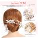 Beavorty 1 Set Comb Set Flower Bridal Combs Women Flower Hairpins Hair Side Combs Hair Flowers Combs for Holding Hair Back Bridal Headpiece Floral Hairpins Rhinestone Hair Pins White Pearl - Buy Online on GoSupps.com