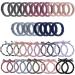 40 pieces of stylish braided hair tie great elasticity hair tie hair jewelry rubber band elasticity hair tie for women girls 40pcs
