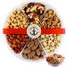 Everett and Elaine - Gourmet Holiday Nuts Gift Basket - 6 Assorted Varieties of Roasted and Candied Nut Tray - Food Gift Basket - 28.5oz
