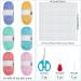 FREEBLOSS 4 Set Plastic Canvas Kit for Beginners - Mesh Sheets, Yarn for Embroidery, Knitting Projects - Buy Online on GoSupps.com