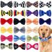 JpGdn Small Dogs Collar Attachment Bows Ties for Puppies Cats Birthday Party Adjustable Bowties Sliding Bows Neckties Grooming Accessories Costumes Wedding 20pcs for large size