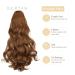 Shop 45cm Gairyan Auburn Ponytail Extensions | Clip-In Curly & Wavy Synthetic Hair for Women - Buy Online on GoSupps.com