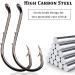 120pcs Octopus Fishing Hooks | Barbed Baitholder Hooks | High Carbon Steel | Circle Jig Fish Hooks | Freshwater Saltwater | Sizes 8-6/0 - Buy Online on GoSupps.com