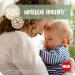 Nuk for Nature Baby Pacifier - 18-36 Months | Sustainable Rubber | BPA-Free | Eucalyptus Green | 2 Pack | 99% Baby Approval | Eco-Friendly - Buy Online on GoSupps.com