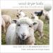 Three by Three Seattle Felt Like it! Wool Dryer Balls - 6 Pack Grey & White | Natural Fabric Softener Alternative Reduces Drying Time & Static Cling - Buy Online on GoSupps.com