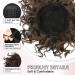 Dark Chocolate Brown Messy Bun Hairpiece | Elastic Drawstring Loose Wave Curly Ponytail Extension | Synthetic Hair Bun for Women Daily Use - Buy Online on GoSupps.com