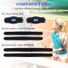 Tennis Elbow Brace with Metal Buckle Compression Pad - 2-Pack, Adjustable Straps for Pain Relief and Tendonitis Support in Blue - Unisex Design - Buy Online on GoSupps.com