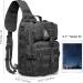 G4Free Tactical Sling Backpack: Big Molle EDC Assault Range Bag for Concealed Carry - Black - Buy Online on GoSupps.com
