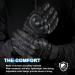 Men's Touchscreen Rubber Guard Tactical Gloves - Black, Medium - Ideal for Airsoft, Motorcycle, Hunting & Outdoor Activities - Buy Online on GoSupps.com