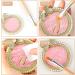 Grevosea Resin Nail Art Palette Nail Art Painting Mixed Color Palette Bow Decorated Nail Art Display Board with Pearls Nail Art Supplies Makeup Foundation Mixing Palette Manicure Tool - Buy Online on GoSupps.com