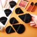 16 Pcs Soft Triangle Makeup Puff Set - Velour Body & Face Powder Puff with Strap | Contouring & Loose Powder Application | Black Makeup Sponges - Buy Online on GoSupps.com