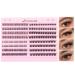 Eyelashes manga lashes cluster diy eyelash extensions 4 styles pimperer texts d curl individual lashes wispy natural individual eyelashes extensions fluffy eyelash extensions diy at home by lvmixwig l04-manga