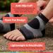 ZenToes Plantar Fasciitis Relief Compression Socks - Moisture Wicking Open Toe for Improved Circulation & Reduced Swelling | Unisex L/XL - Buy Online on GoSupps.com