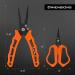 KastKing Cutthroat Fishing Pliers & Braid Scissors Set - Saltwater Resistant Gear for Men - Line Cutter, Hook Remover, Split Ring Plier - Orange - Buy Online on GoSupps.com