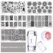 Biutee Nail Stamp Kit - Silicone Stamper with Flower Line Designs | Nail Art Stamping Plate Set with Storage Bag - Buy Online on GoSupps.com