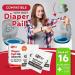 VZee Diaper Pail Deodorizer 16-Pack with Plastic Case - Munchkin Compatible, Odor Eliminator for Diaper Pails, Shoes, Drawers - Buy Online on GoSupps.com