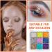 9 Colors Glitter Eyeshadow Palette Eye Glitter Makeup Palette Waterproof Long Lasting Sparkle Highly Pigmented Shimmer Powder Profession Gift Glitter Eye Shadow Palette for Women Girls - 01 A01 - Buy Online on GoSupps.com