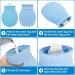 320ml Mini Hot Water Bottle with Soft Cover - Sky Blue | Silicone Warmers for Menstrual Pain Neck Relief & Cozy Comfort - Buy Online on GoSupps.com
