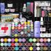 Morovan Acrylic Nail Kit With 42 Colors Nails Kit Acrylic Set Acrylic Powder Set Nail Gel Glue Glitters Sequins Acrylic Brush Set French Tips Nail File Professional Acrylic with Everything