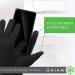 Gaiam Women's Classic Touchscreen Running Gloves - Lightweight Winter Gear (Black, S/M) - Buy Online on GoSupps.com