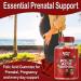 Beary Fine Folic Acid Gummies 400mcg - Essential Prenatal & Pregnancy Gummy for Women Moms & Baby to Be - 60 Raspberry Flavored Folate Gummy Vitamins - Made in The USA - Buy Online on GoSupps.com