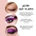 Skone Cosmetics Gems Eyeshadow- Highly Pigmented Longwear Eye Makeup in Purple with Pro Shimmery Finish - Ultra-Blendable Single Eyeshadow, Slightly Shimmer Shades - Flowers - Buy Online on GoSupps.com