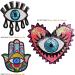 Joynaamn 3PCS Evil Eye Sequin Patches - Embroidered Decorative Applique Set with Sewing Kit for DIY Crafts - Iron on for Clothes, Jackets, and Backpacks - Buy Online on GoSupps.com