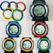 RefStuff RefScorer A 5 Pack Interchangeable Top Ring Bezels for The Digital New v2.021 Referee Watch Pack A (Original Silver Black Red Navy Dark Blue Orange and White) - Buy Online on GoSupps.com
