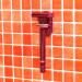 HANNI Hero Safety Razor Holder - Heavy Duty Storage Stand for Shaving Accessories | Bathroom & Shower Organizer | Burgundy Razor Storage for Men & Women - Buy Online on GoSupps.com