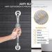 2 Pack Shower Grab Bar 16 Inch Anti-Slip Bathroom Grab Bars Handle Stainless Steel Bath Grab Bar Shower Safety Hand Rail Support Balance Bar for Handicap Elderly Pregnant - Buy Online on GoSupps.com